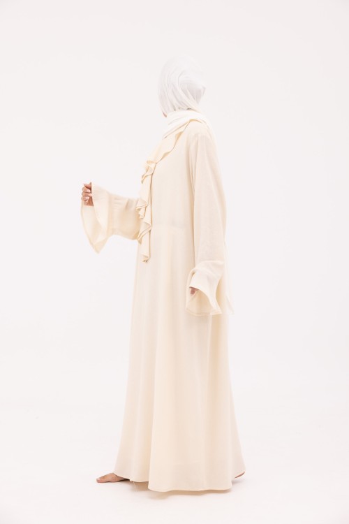 Robe Amandine en Lin crème