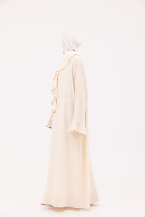 Robe Amandine en Lin crème