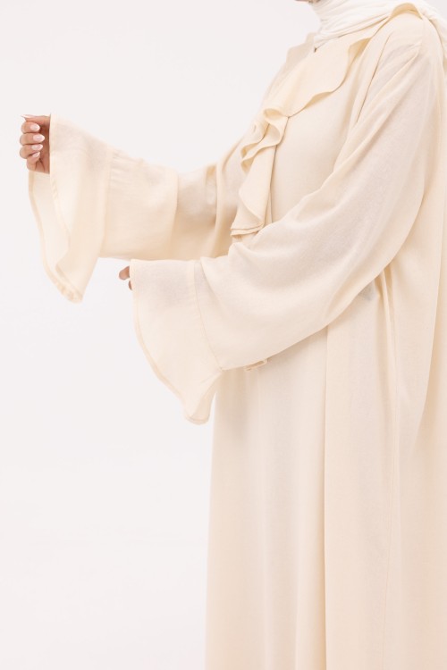 Robe Amandine en Lin crème