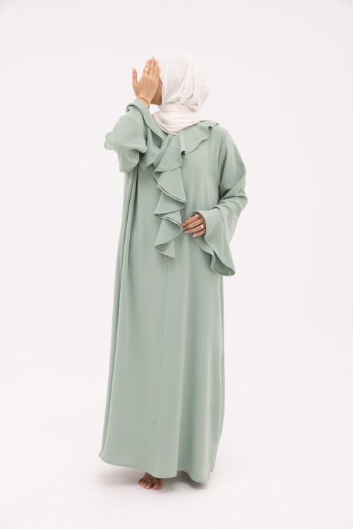 Robe Amandine vert d'eau