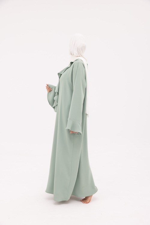 Robe Amandine vert d'eau