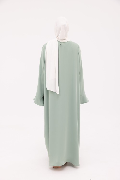 Robe Amandine vert d'eau