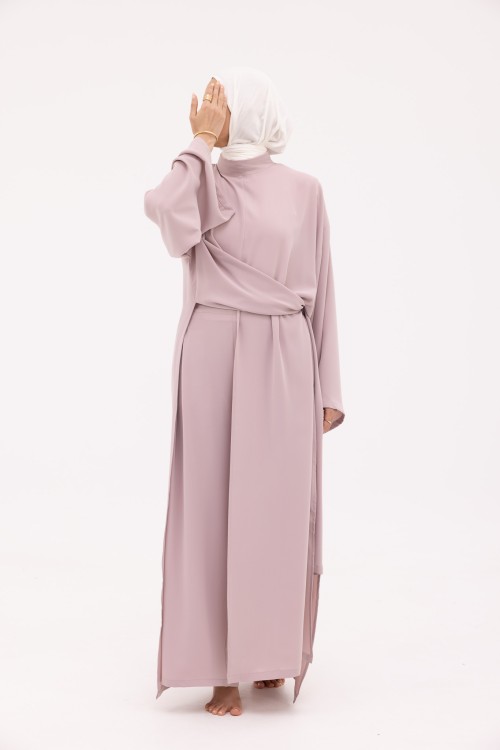 Ensemble Lorena vieux rose