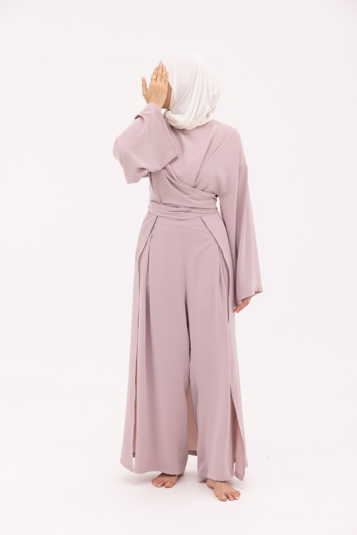 Ensemble Lorena vieux rose