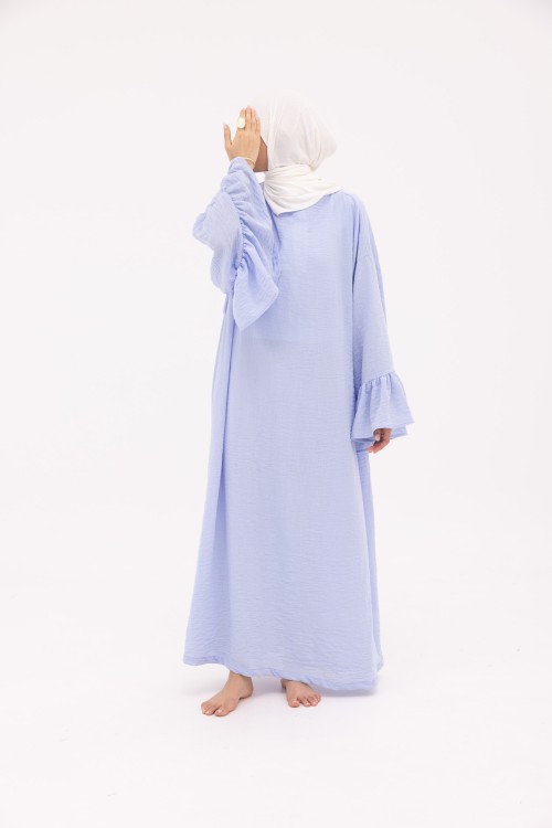 Robe Sayda en Lin baby blue