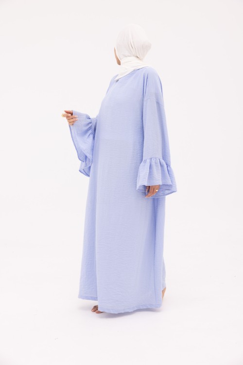 Robe Sayda en Lin baby blue