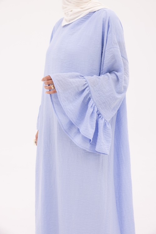 Robe Sayda en Lin baby blue
