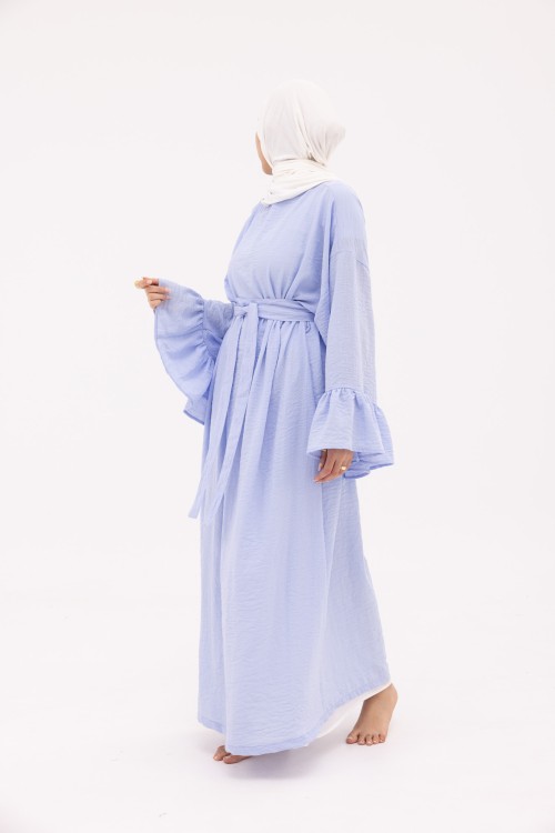 Robe Sayda en Lin baby blue