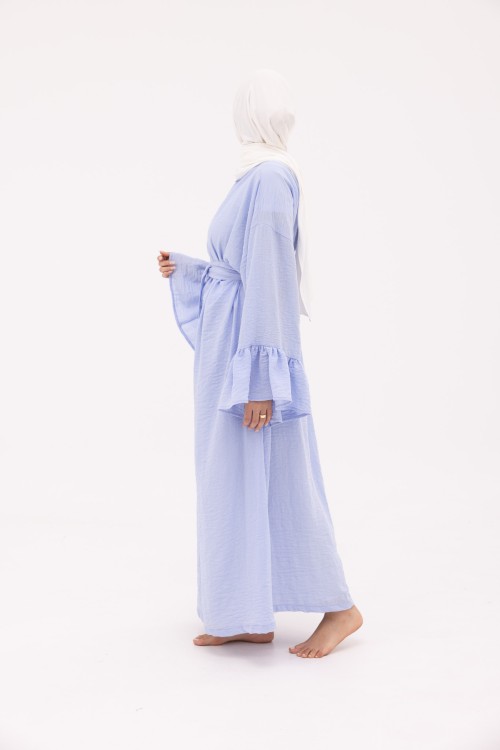 Robe Sayda en Lin baby blue