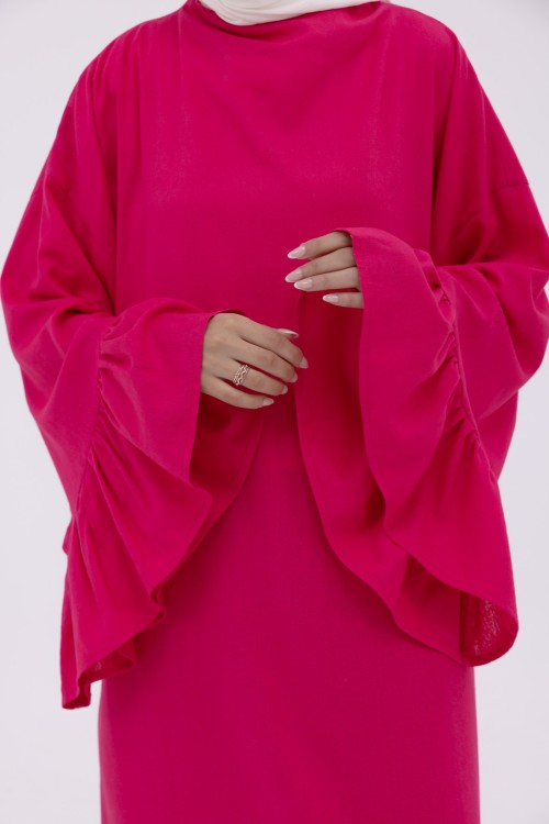 Robe Sayda en Lin fushia