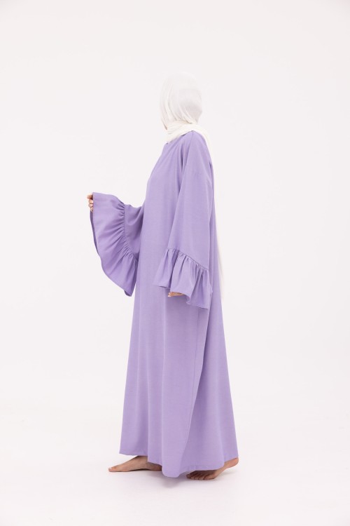 Robe Sayda en Lin violet