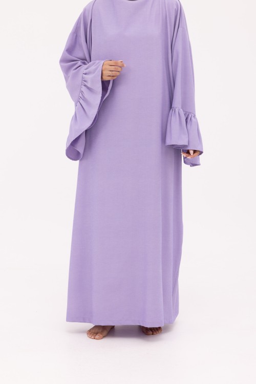 Robe Sayda en Lin violet