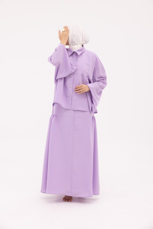 Ensemble Giovanna violet