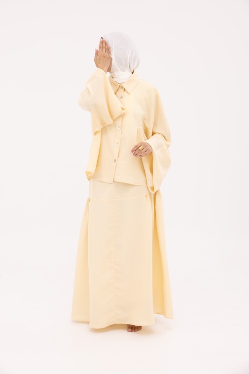 Ensemble Giovanna jaune beurre