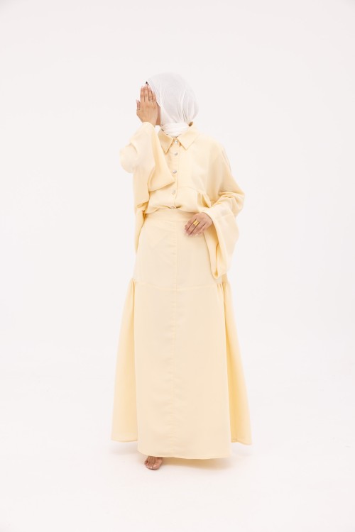 Ensemble Giovanna jaune beurre