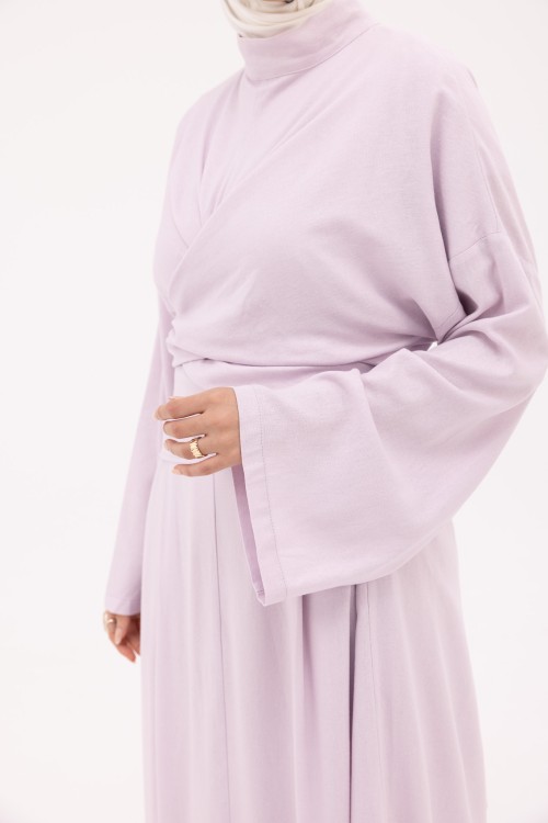 Robe Kamy en Lin lilas
