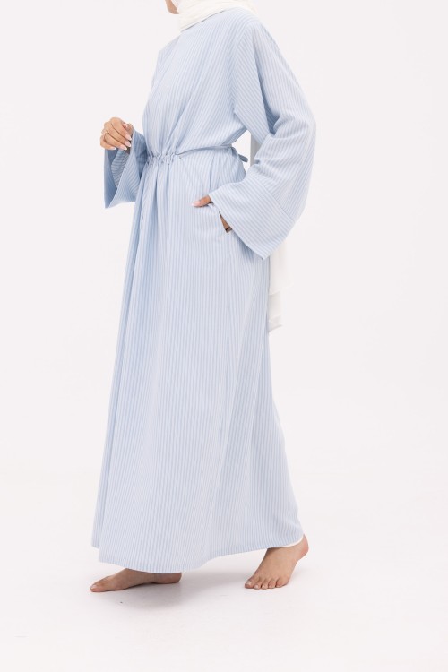 Robe Marcya rayé bleu