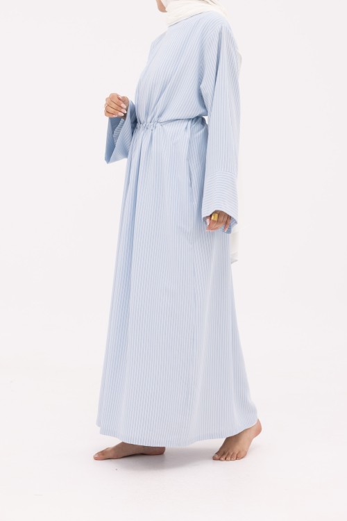 Robe Marcya rayé bleu