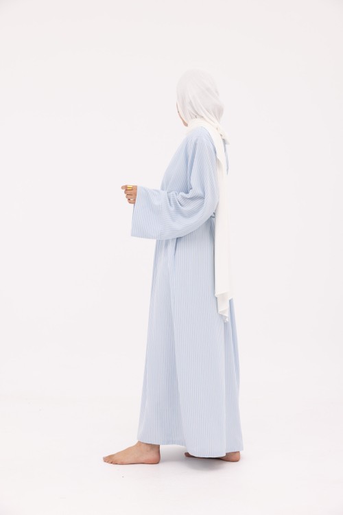 Robe Marcya rayé bleu