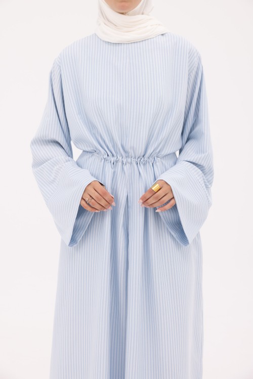 Robe Marcya rayé bleu