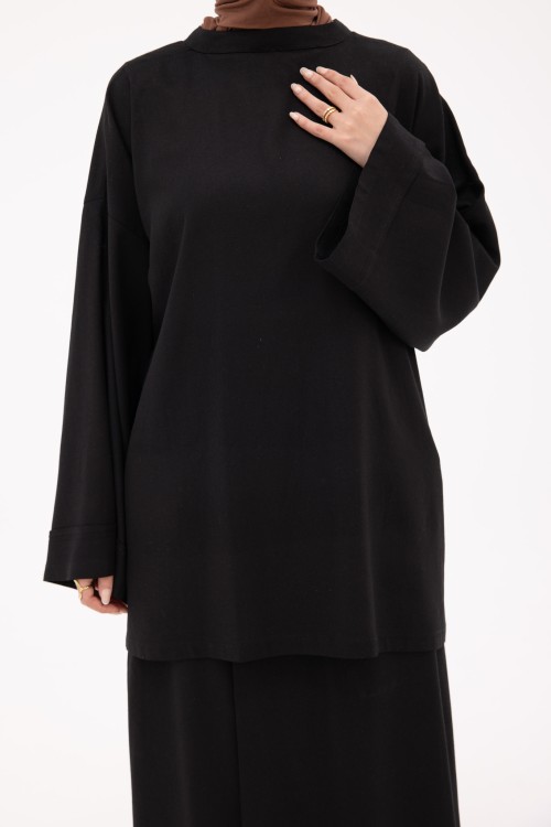Chemise Éline noir