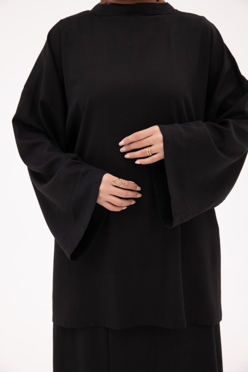 Chemise Éline noir