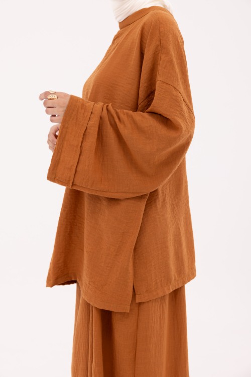Chemise Éline en Lin terra