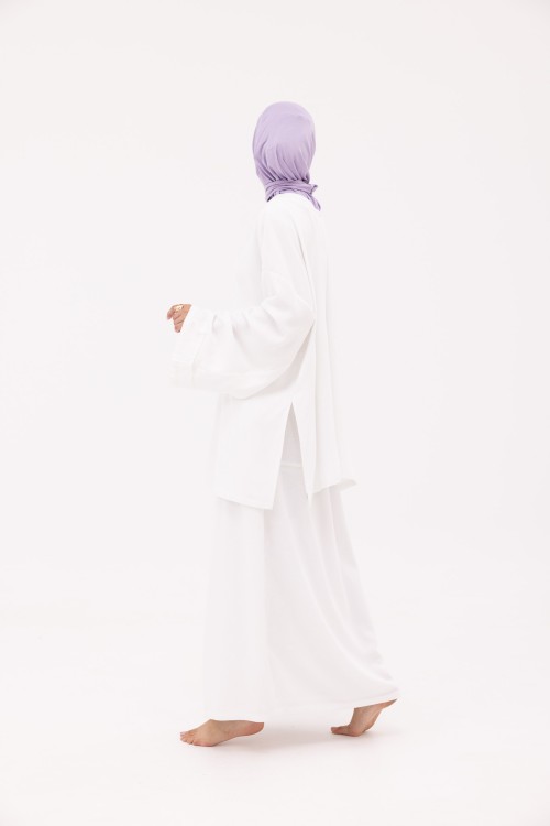 Chemise Éline en Lin blanc