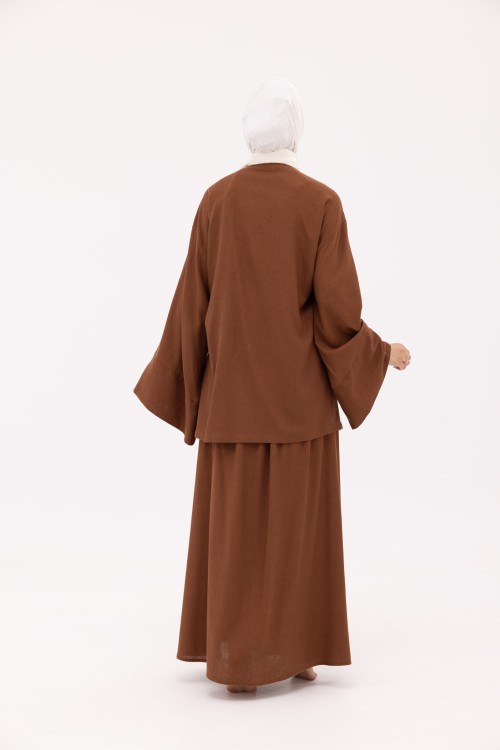 Ensemble Joanna en Lin marron