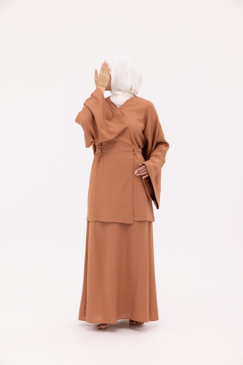 Ensemble Joanna en Lin noisette