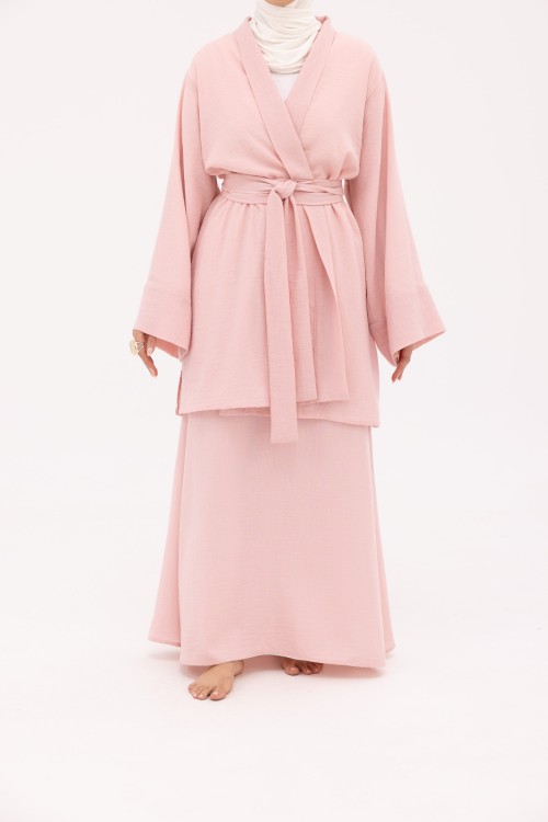 Ensemble Manuela en Lin baby pink