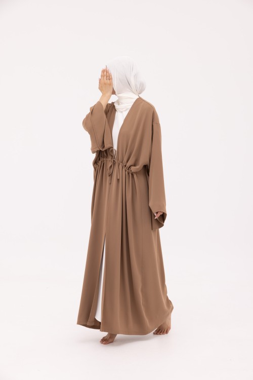 Abaya Vera noisette