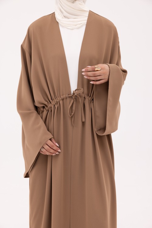 Abaya Vera noisette