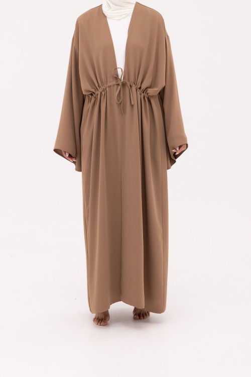 Abaya Vera noisette