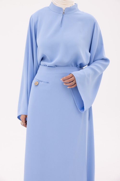 Robe Beatriz baby blue
