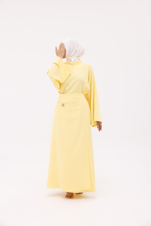 Robe Beatriz jaune