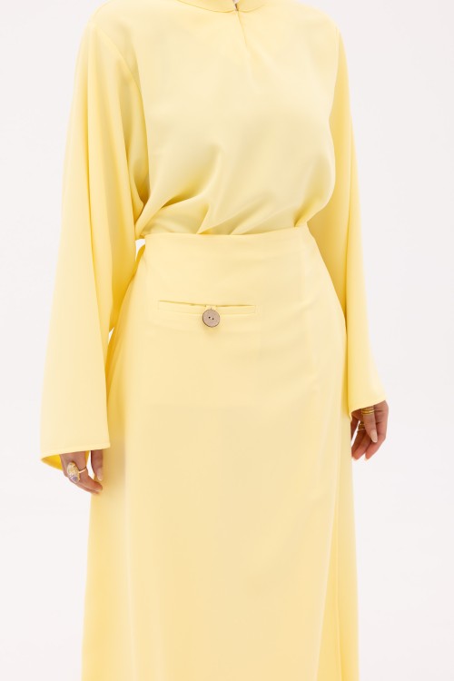 Robe Beatriz jaune