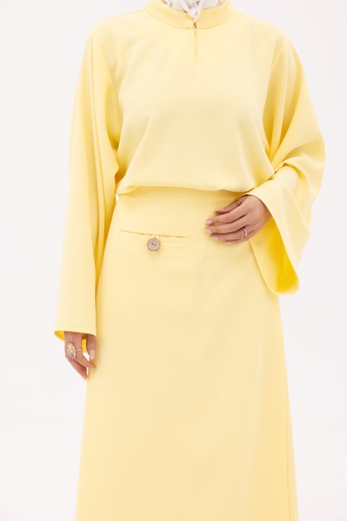 Robe Beatriz jaune