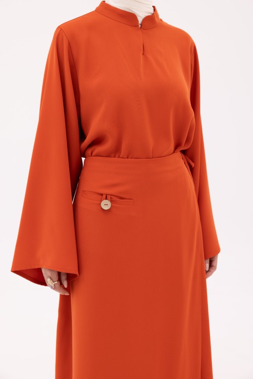 Robe Beatriz orange