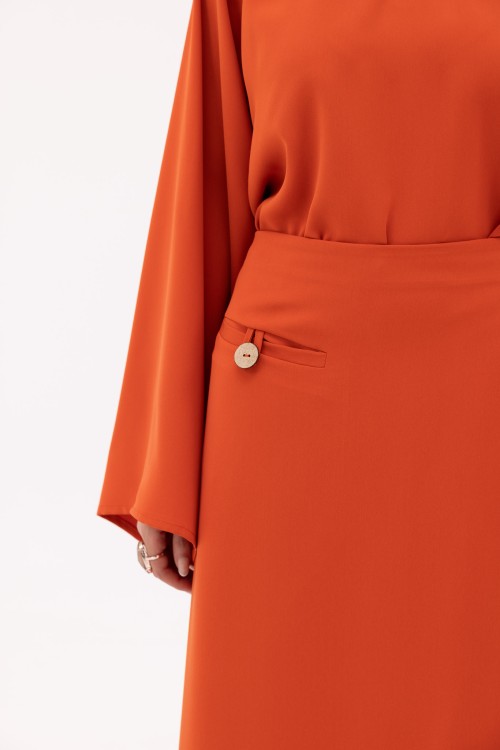 Robe Beatriz orange