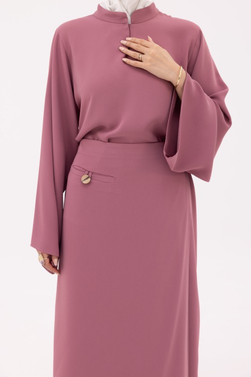 Robe Beatriz rosewood