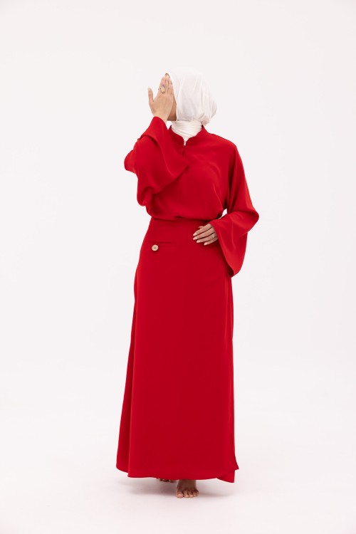 Robe Beatriz rouge