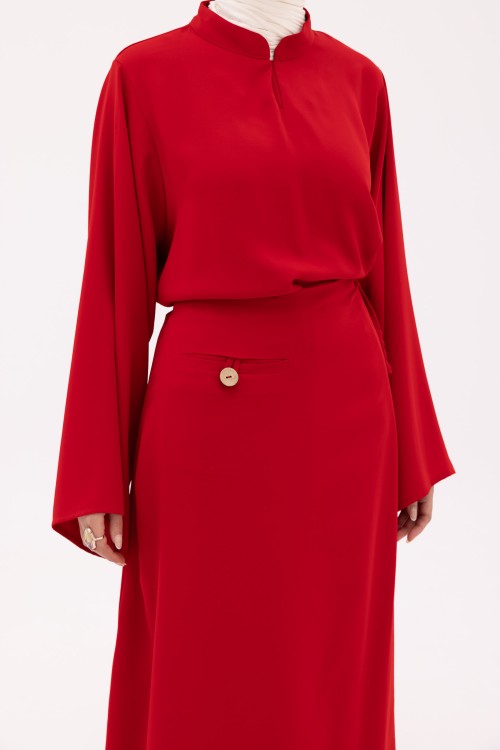 Robe Beatriz rouge