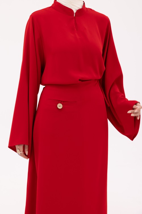 Robe Beatriz rouge