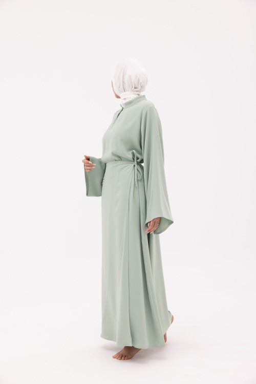 Robe Beatriz vert d'eau