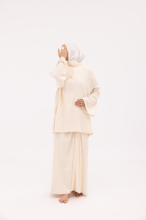 Chemise Éline en Lin crème