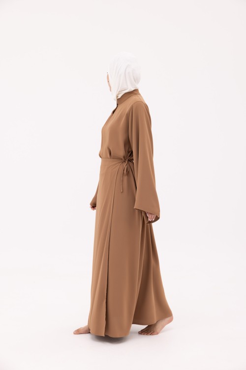 Robe Beatriz noisette