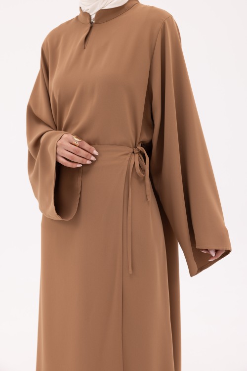 Robe Beatriz noisette