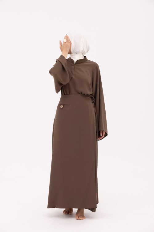 Robe Beatriz mokka