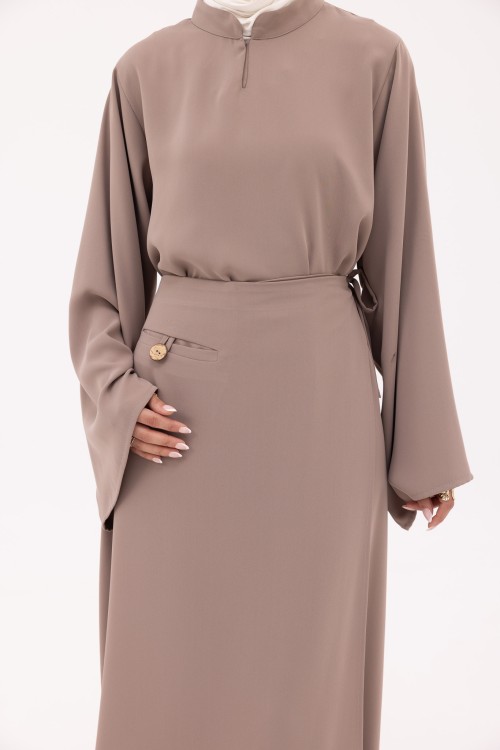 Robe Beatriz greige